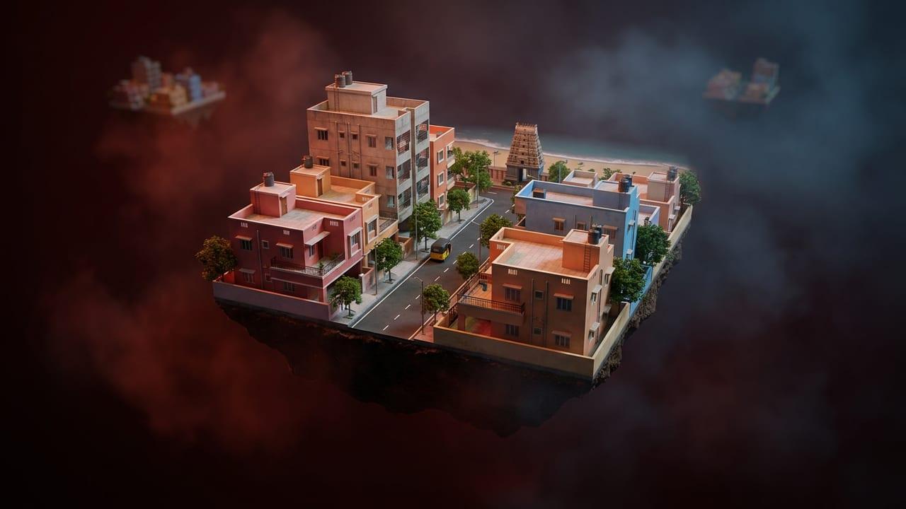 A floating island carrying a slice of urban Chennai