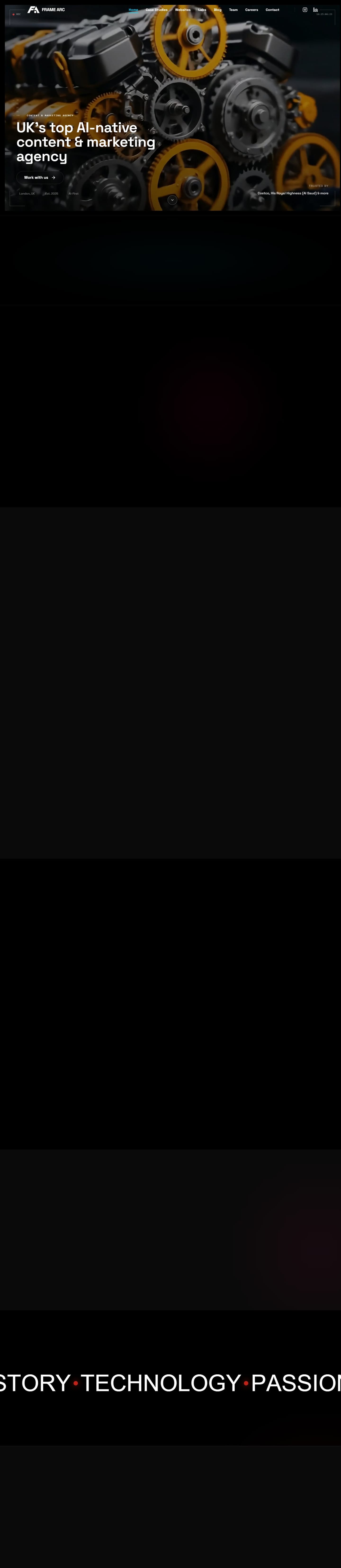 FrameArc — website